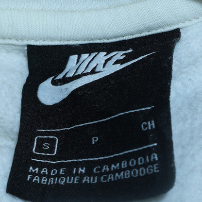 Mens UK Size S Nike White Pullover Hoodie