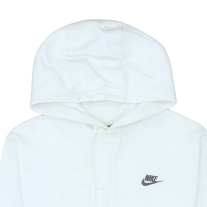 Mens UK Size S Nike White Pullover Hoodie
