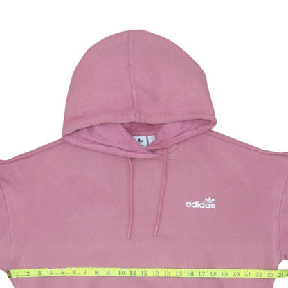 Womens UK Size 10 adidas Pink Pullover Hoodie