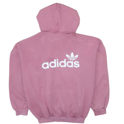 Womens UK Size 10 adidas Pink Pullover Hoodie