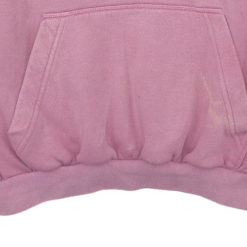 Womens UK Size 10 adidas Pink Pullover Hoodie