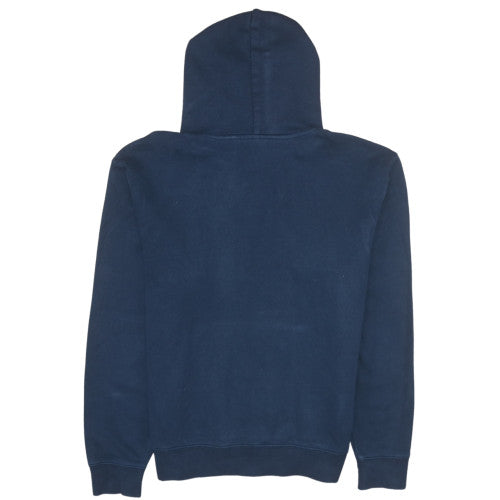 Mens UK Size L Russell Europe Blue Pullover Hoodie