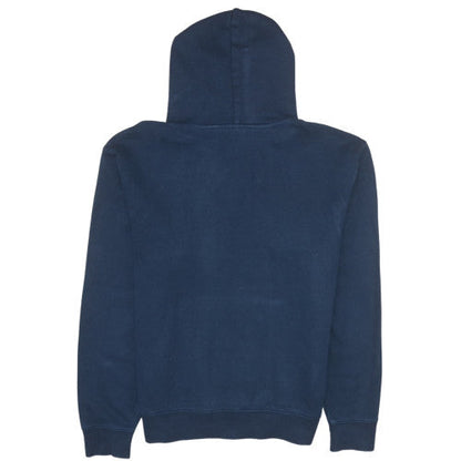 Mens UK Size L Russell Europe Blue Pullover Hoodie