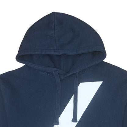 Mens UK Size L Russell Europe Blue Pullover Hoodie