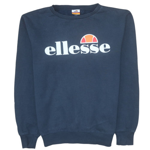 Womens UK Size 10 ellesse Blue Pullover Sweatshirt