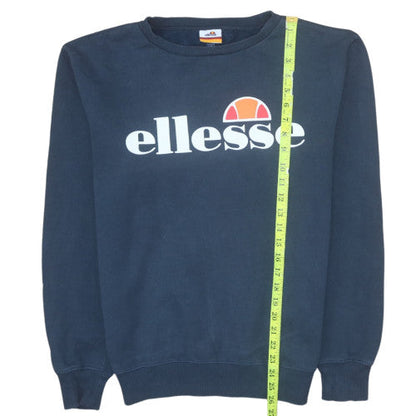 Womens UK Size 10 ellesse Blue Pullover Sweatshirt