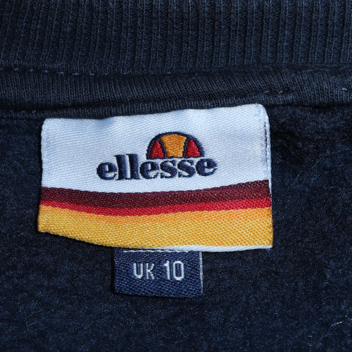 Womens UK Size 10 ellesse Blue Pullover Sweatshirt