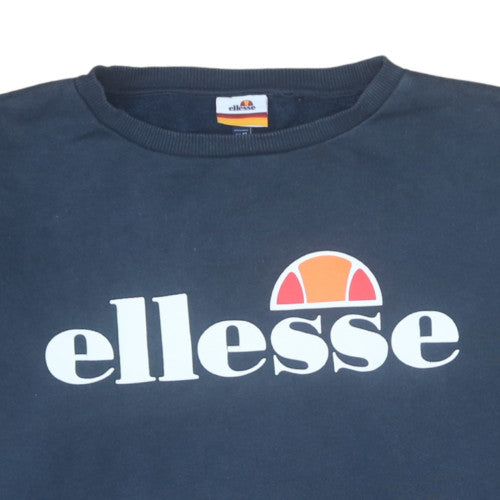 Womens UK Size 10 ellesse Blue Pullover Sweatshirt