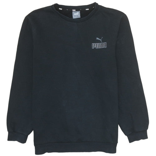 Mens UK Size M PUMA Black Pullover Sweatshirt
