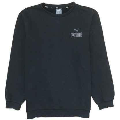Mens UK Size M PUMA Black Pullover Sweatshirt