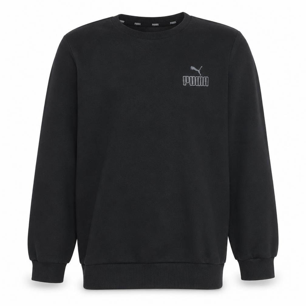 Mens UK Size M PUMA Black Pullover Sweatshirt