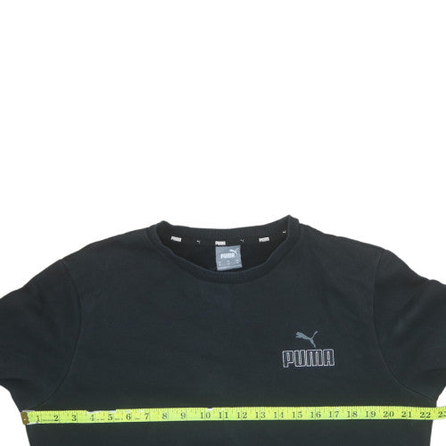 Mens UK Size M PUMA Black Pullover Sweatshirt