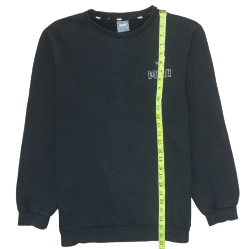 Mens UK Size M PUMA Black Pullover Sweatshirt