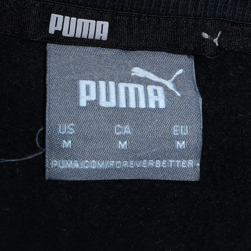 Mens UK Size M PUMA Black Pullover Sweatshirt