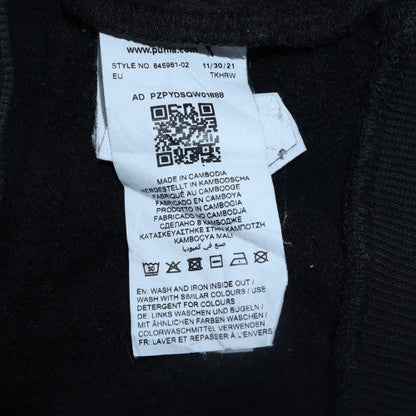 Mens UK Size M PUMA Black Pullover Sweatshirt