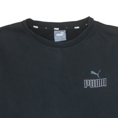 Mens UK Size M PUMA Black Pullover Sweatshirt