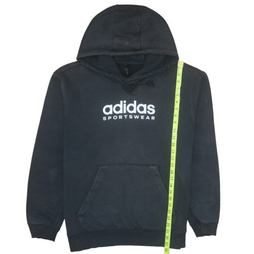 Mens UK Size L adidas Black Pullover Hoodie