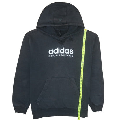 Mens UK Size L adidas Black Pullover Hoodie