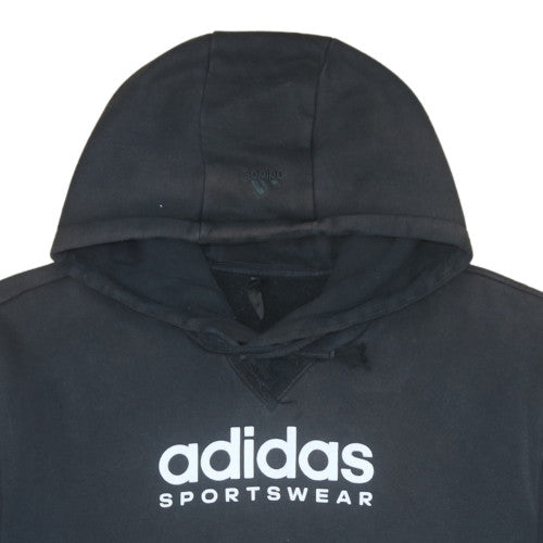 Mens UK Size L adidas Black Pullover Hoodie