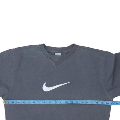 Nike Boys Dark Grey Crew Neck Pullover Sweatshirt Size 15-16 Years
