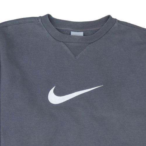 Nike Boys Dark Grey Crew Neck Pullover Sweatshirt Size 15-16 Years