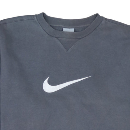 Nike Boys Dark Grey Crew Neck Pullover Sweatshirt Size 15-16 Years