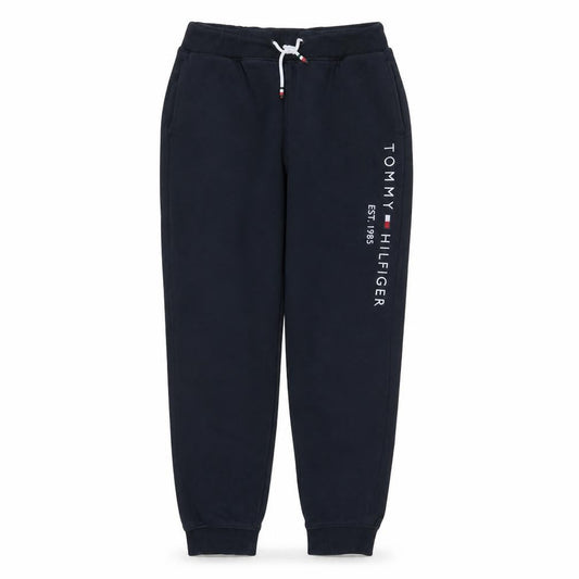 Boys UK Size 176 Tommy Hilfiger Regular Fit Jogger Black Trousers