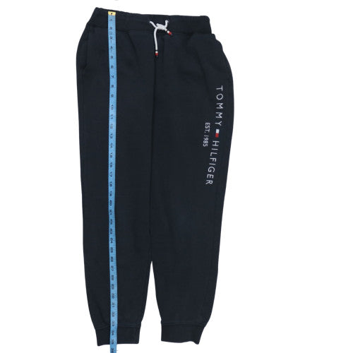Boys UK Size 176 Tommy Hilfiger Regular Fit Jogger Black Trousers