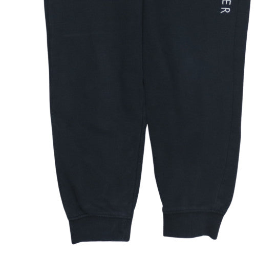 Boys UK Size 176 Tommy Hilfiger Regular Fit Jogger Black Trousers