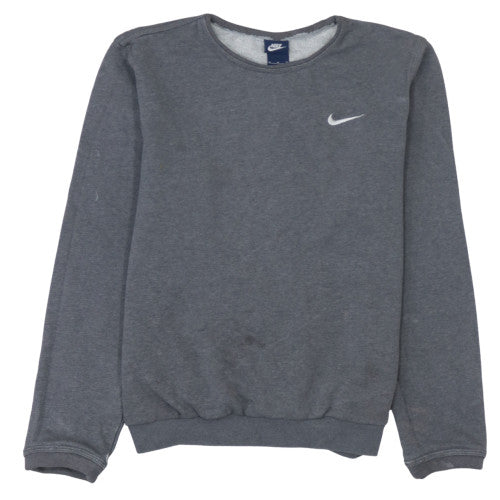 Womens UK Size M Nike Grey Pullover Sweatshirt