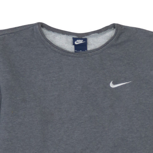Womens UK Size M Nike Grey Pullover Sweatshirt