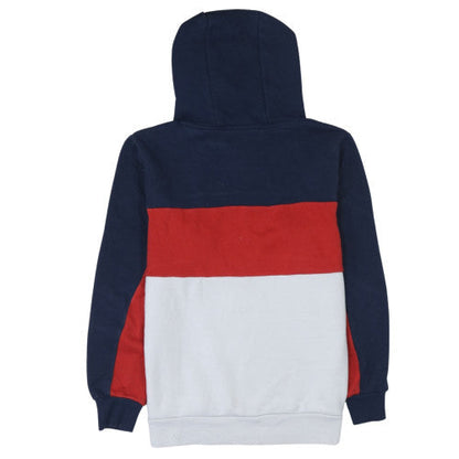 FILA Boys Multicoloured Pullover Hoodie 13-15 Years Colourblock Logo Sweatshirt