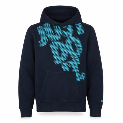 Mens UK Size S Nike Blue Pullover Hoodie