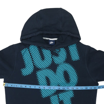 Mens UK Size S Nike Blue Pullover Hoodie