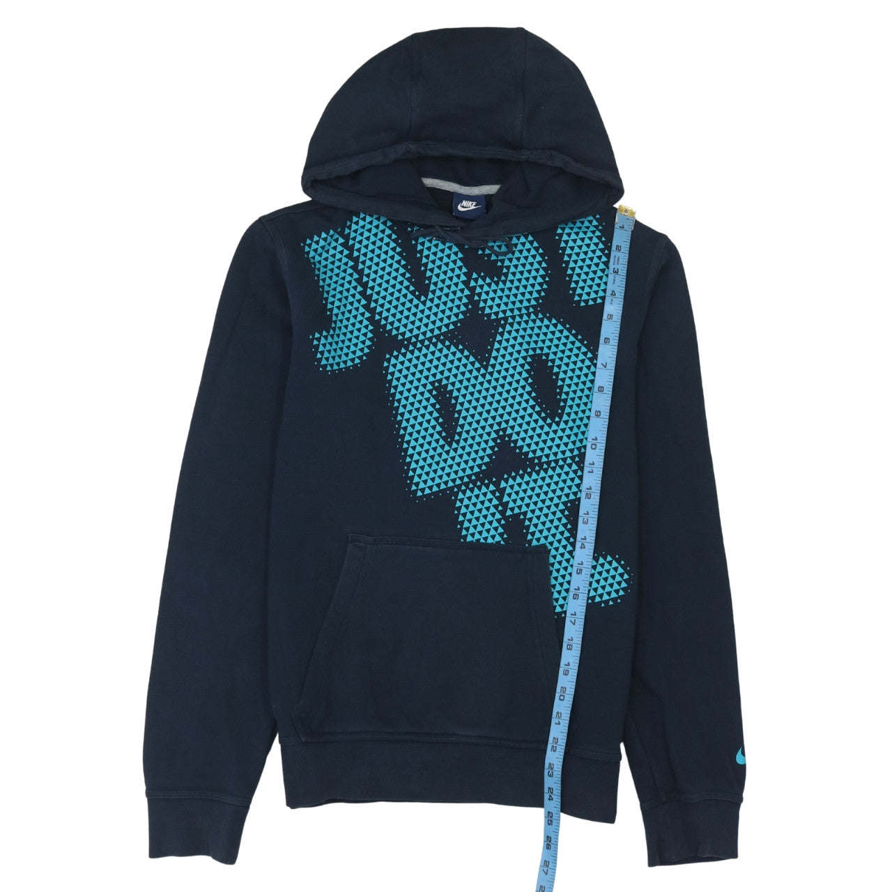 Mens UK Size S Nike Blue Pullover Hoodie