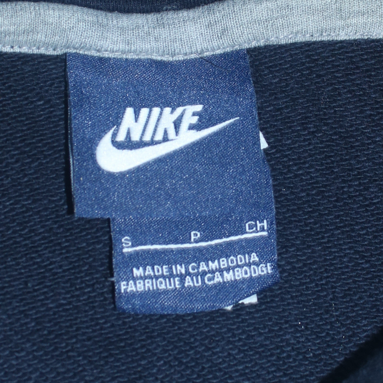 Mens UK Size S Nike Blue Pullover Hoodie