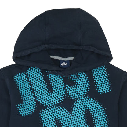 Mens UK Size S Nike Blue Pullover Hoodie