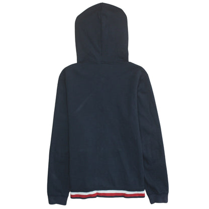 Mens UK Size L Tommy Hilfiger Blue Full Zip Hoodie
