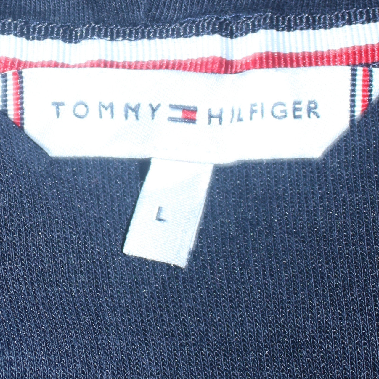 Mens UK Size L Tommy Hilfiger Blue Full Zip Hoodie