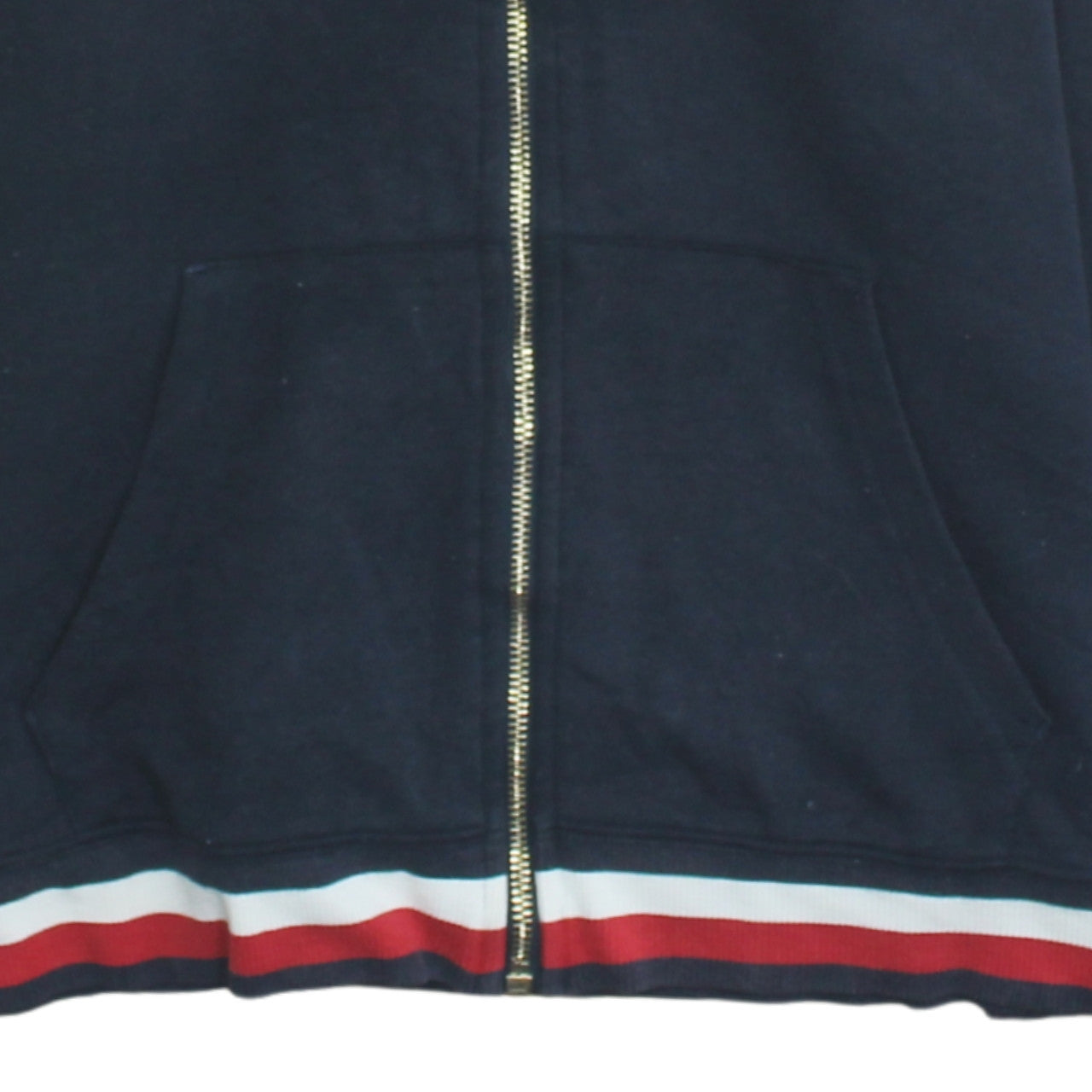 Mens UK Size L Tommy Hilfiger Blue Full Zip Hoodie