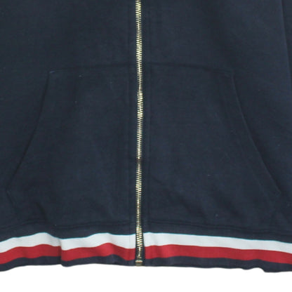 Mens UK Size L Tommy Hilfiger Blue Full Zip Hoodie