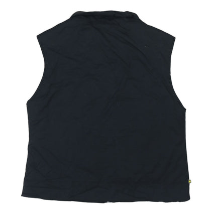 Reebok Women's Black Size 10 Sleeveless Zip Waistcoat Bodywarmer