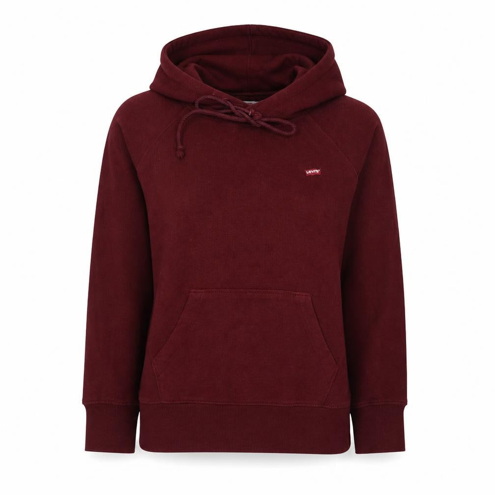 Womens UK Size XS Levi's Red Pullover Hoodie