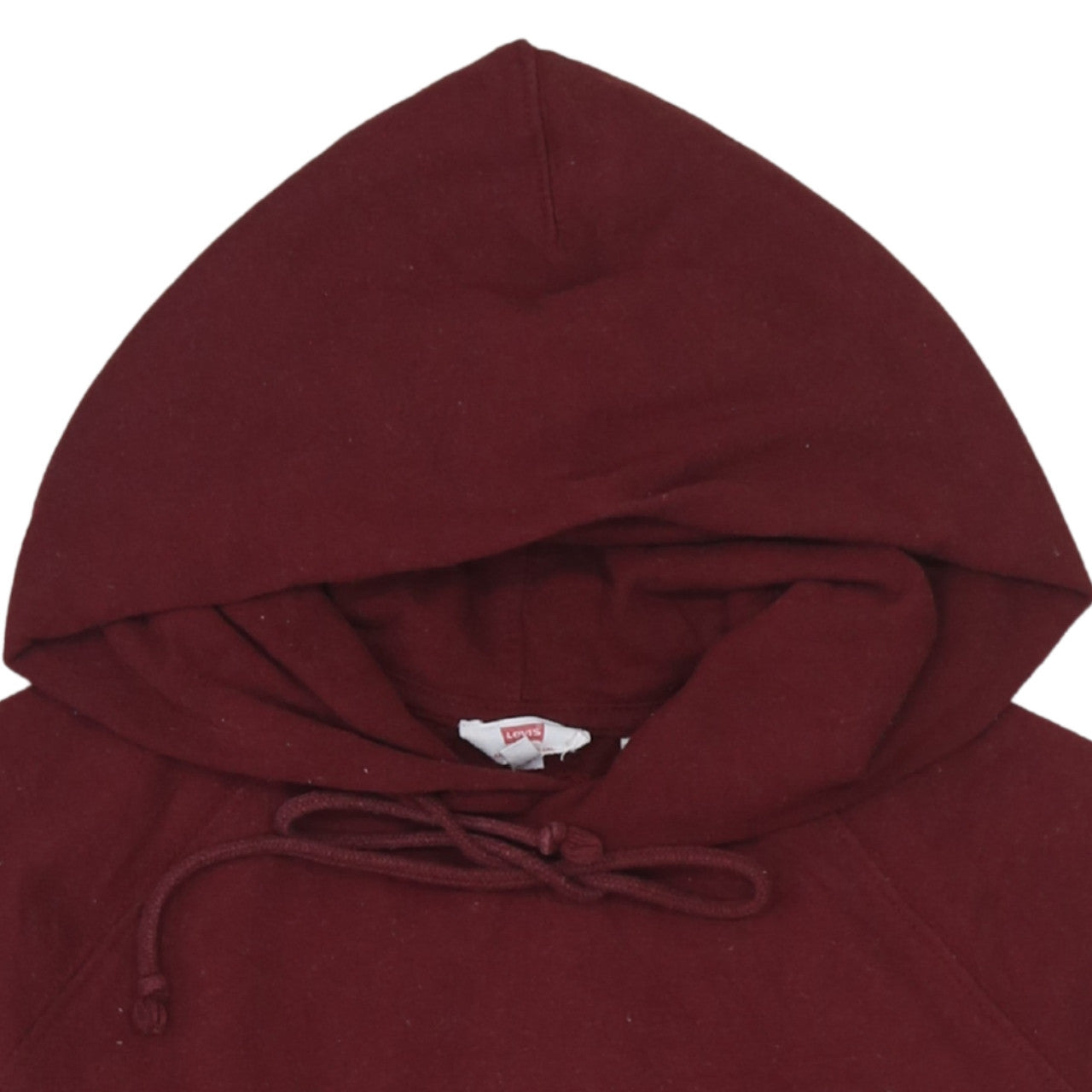 Womens UK Size XS Levi's Red Pullover Hoodie