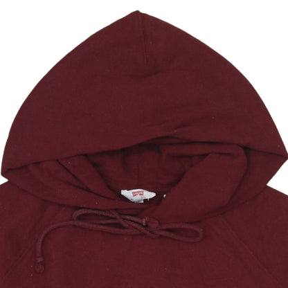 Womens UK Size XS Levi's Red Pullover Hoodie