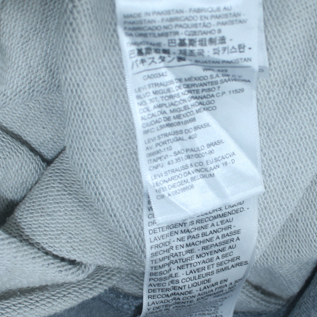 Mens UK Size S Levi's Grey Pullover Sweatshirt
