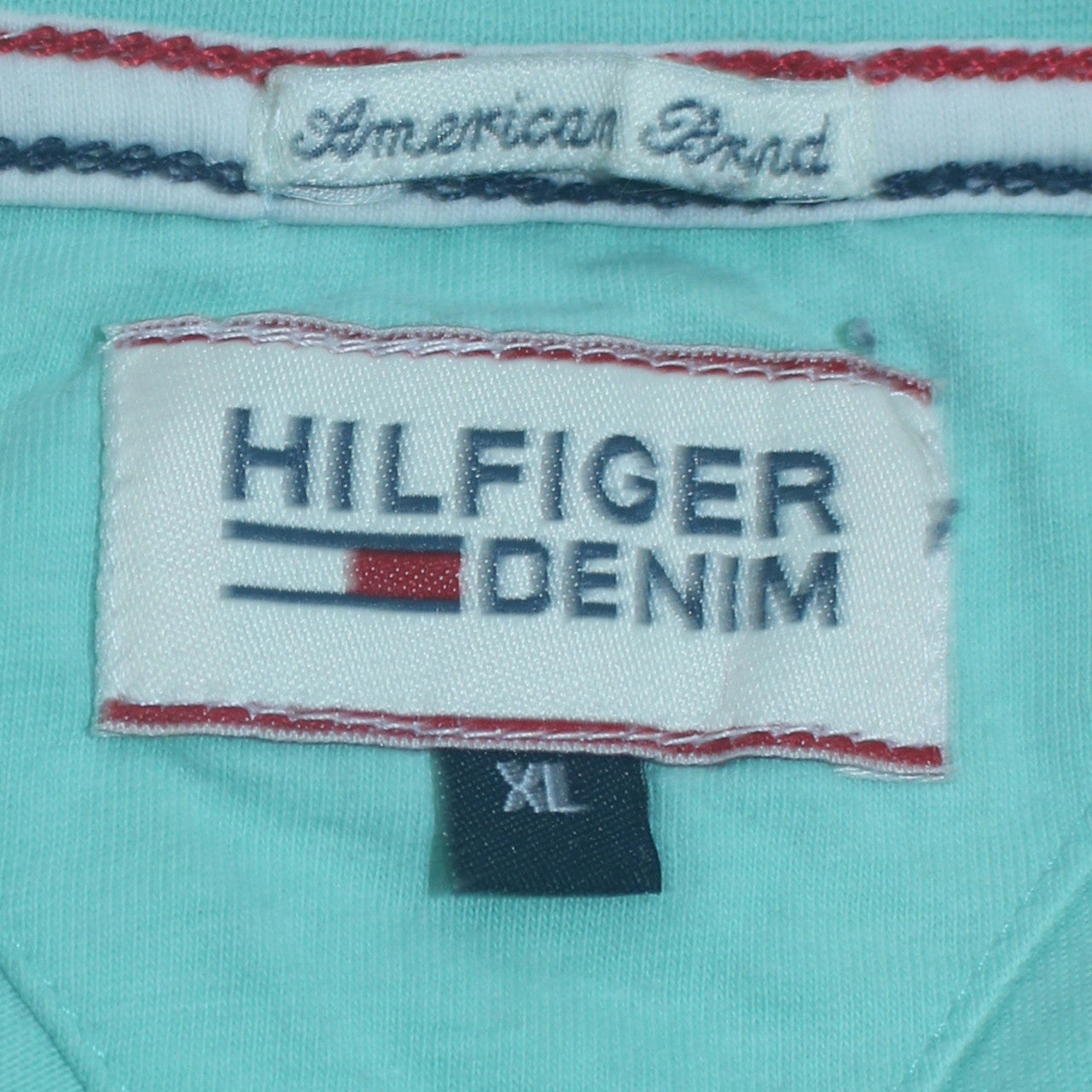 Mens UK Size XL Tommy Hilfiger Green  T-Shirt
