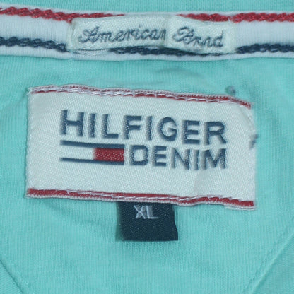 Mens UK Size XL Tommy Hilfiger Green  T-Shirt