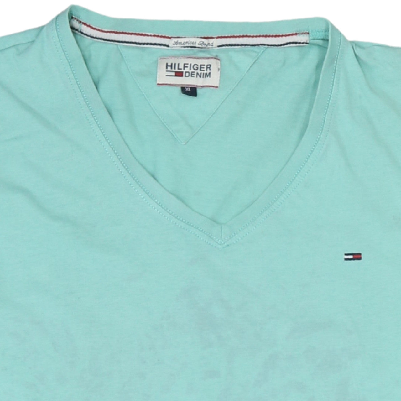 Mens UK Size XL Tommy Hilfiger Green  T-Shirt