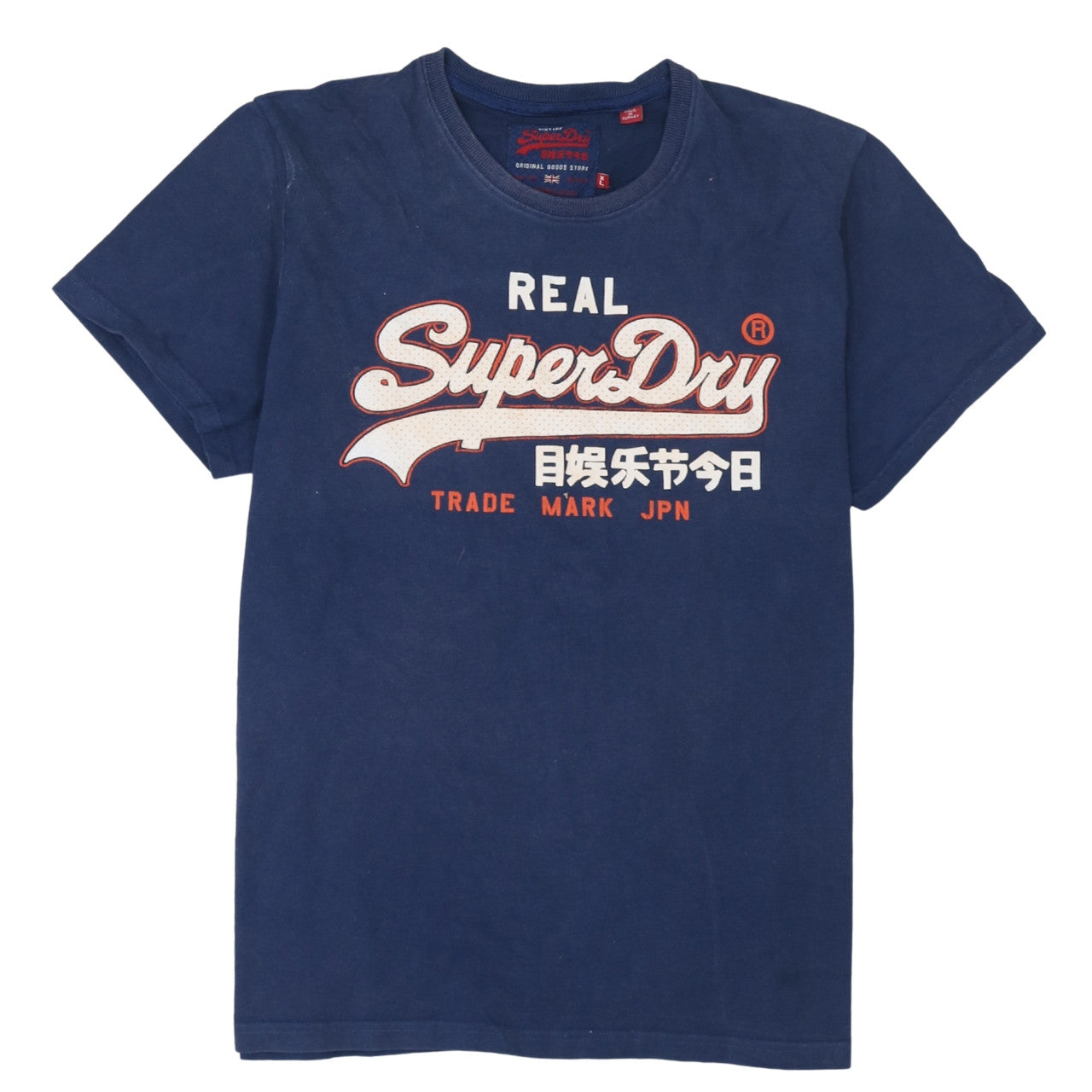 Mens UK Size XL Superdry Blue  T-Shirt